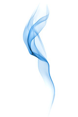 Abstract blue silky smoke - 10655041