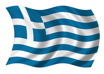 Hellenic Republic (Greece) Flag