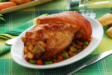 Stinco di maiale al forno - Secondo di carne del Veneto