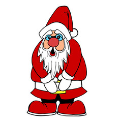 Santa Claus need toilet