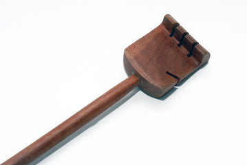 scraper for back made of wood