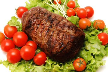 roast tasty big meat cut