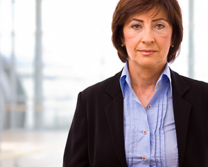 Fototapeta premium Portrait of senior businesswoman
