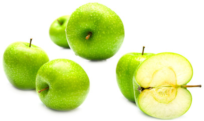 ripe green apples