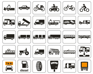 Transportation and traffic signs