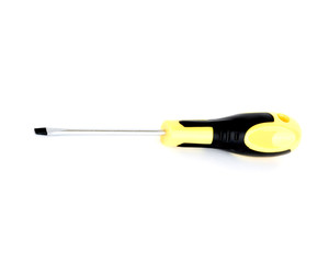 Screwdriver isolated on white.