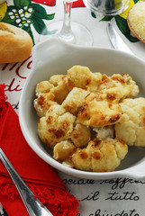 Cavolfiore gratinato - Contorni
