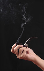 Fototapeta premium Smoking tobacco-pipe