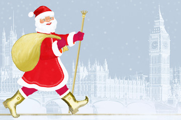 Santa Claus in London