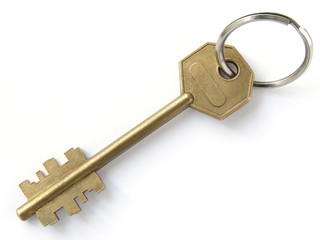 single key with key ring