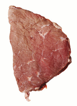 rump steak - raw meat - isolated