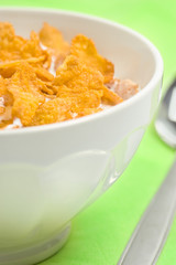 bowl of corn flakes