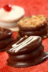 Sweet chocolate candies, chocolate series