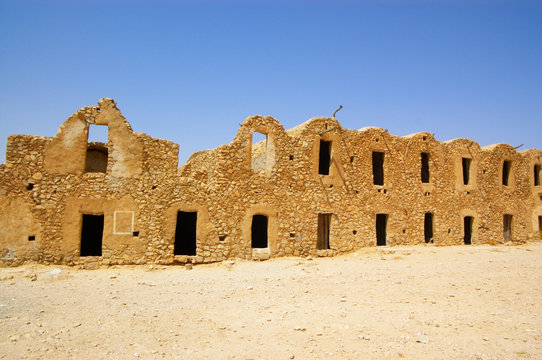 ruins of Berber village in Tunisia