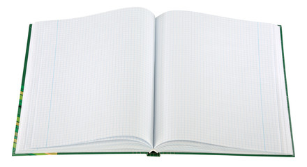 Blank Notepad isolated