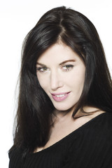 Naklejka premium beautiful expressive woman