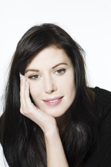 Fototapeta premium beautiful expressive woman