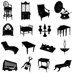 antique furniture ans objects