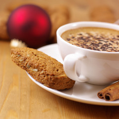 Cafe Crema and Christmas Cake