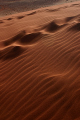 Vague sur la dune - wadi rum