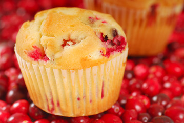 Cranberry muffin