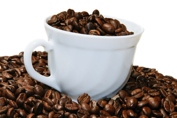 Cup with coffee crop