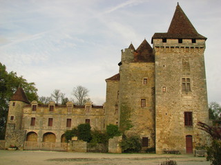 Fototapeta na wymiar Château de Saint Jean de Côle, Limousin, Périgord Vert