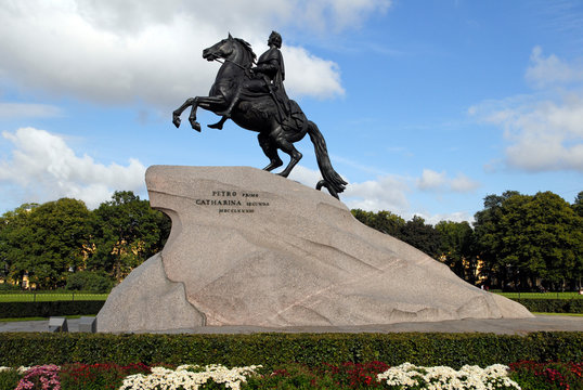 Monument of Peter the Great, so called as «The copper horseman»