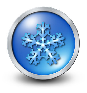 Logo flocon de neige moderne