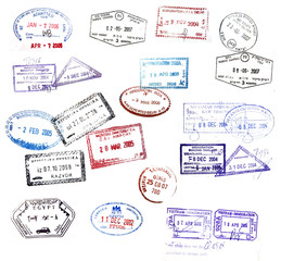 visa stamps - 10704282