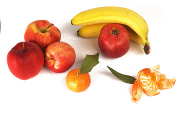 still life of fresh fruits