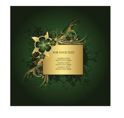 golden frame for text