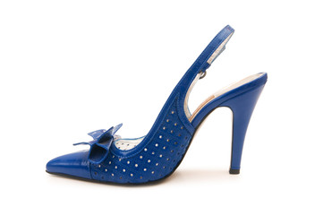 Woman shoes isolated on the white background