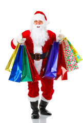 Shopping Christmas Santa