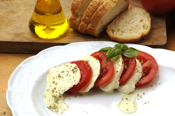 Insalata caprese - Antipasti - Cucina della Campania