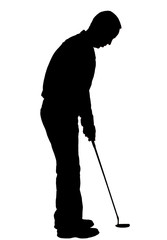 Silhouette Golfer