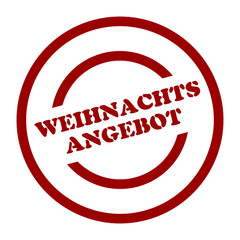 stempel weihnachtsangebot