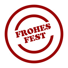 stempel frohes fest
