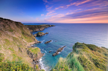 Sunrise over Atlantic coast