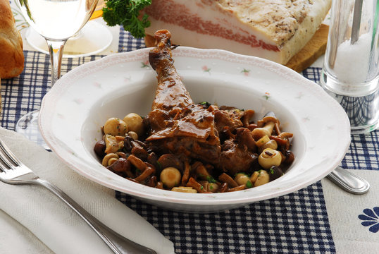 Fagiano ai funghi - Secondi di carne - Ricette Lombardia