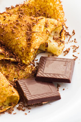 crepes with chocolate