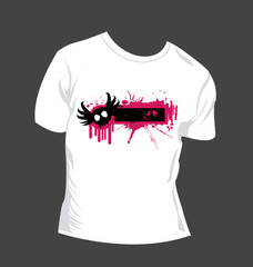 Awesome emo t shirt design