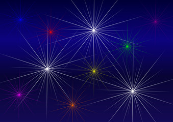 Fototapeta premium Feux d'artifices