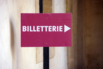 Billeterie.