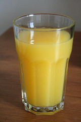 Verre de jus d'orange