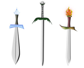 Three swords