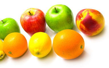 several fruits