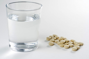 healthcare, various colours pharmacy pills and capsules