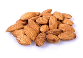 Pile of almonds
