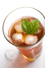 glass of ice tea